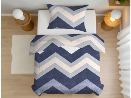 bavlnené obliečky darcy modrá