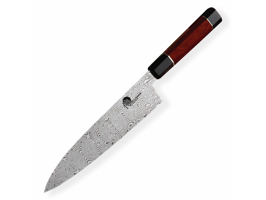 nůž Gyuto / Chef 9,5" Dellinger Octagonal Full Damascus