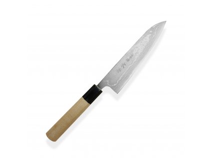 nůž Gyuto / Chef 180 mm - KIYA - Suminagashi White - Damascus 11 layers