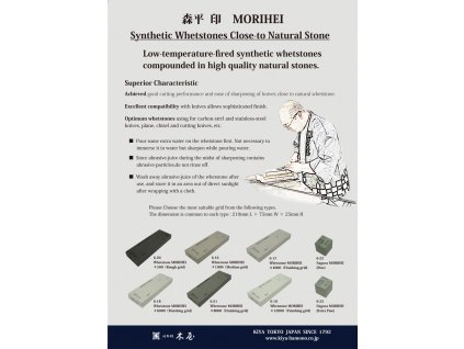 6000 brusný kámen KIYA MORIHEI - 210x75x25mm