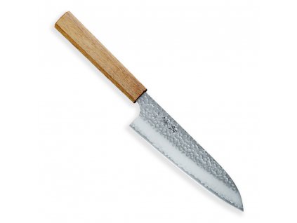nůž Santoku 170 mm Kanetsugu SHIUN VG-2 3 layers, japanese OAK