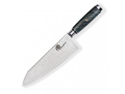 Kiritsuke / Chef 8" (200mm) Dellinger LADDER-Blue Professional Damascus