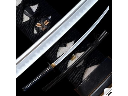 3714 hones japanese sword yokote t 10 steel choji hamon