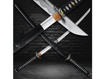 17475 12 katana jumaguno 2 30 shaku uhlikova ocel aisi 1045 lestena imitace hamonu yokote