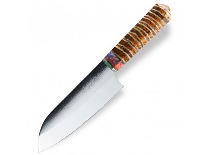 Santoku 145mm Dellinger Mirror Wootz - Mammut Collect Nr.9