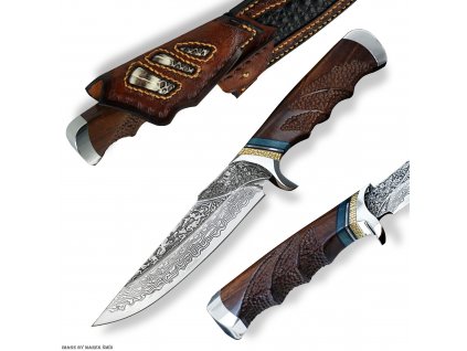 nůž lovecký Dellinger LANZEN VG-10 Damascus