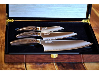 Dárková sada - Suncraft ELEGANCIA SG2 - Kiritsuke / Chef 200 mm + Petty 150 mm + Paring 100 mm