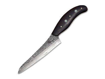 Lovecký damaškový nůž Dellinger Iron Wood