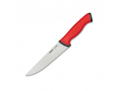 řeznický porcovací nůž 160 mm - červený, Pirge DUO Butcher