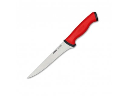 řeznický vykošťovací nůž 155 mm - červený, Pirge DUO Butcher