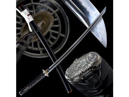 5022 mokuhy japanese sword t 10 steel yokote choji hamon