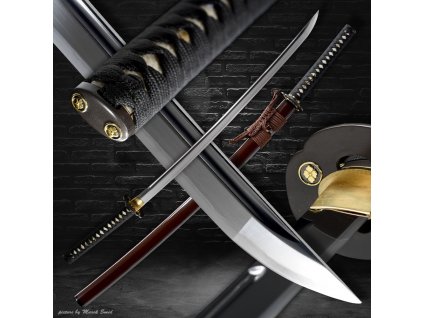 Heraldry Japanese Katana - T-10 Steel, Yokote - Suguha Hamon