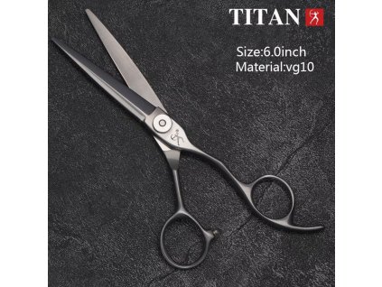Kadeřnické nůžky 6" TITAN TM60 VG-10 Profesional - matné