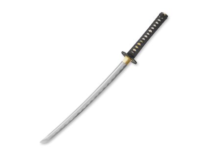 Replika samurajského meče wakizashi Shimane 1,60 Shaku, překládaná ocel AISI 1045, leštěná imitace hamonu, Yokote