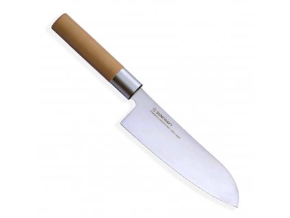 nůž šéfkuchaře Santoku 167mm Suncraft SENZO Japanese