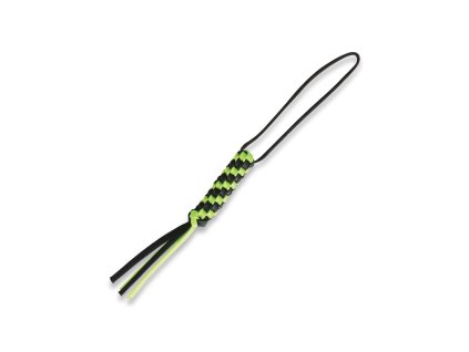šňůra WEKNIFE paracord lanyard, zeleno-černá WE-A-03A