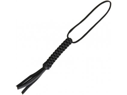 šňůra WEKNIFE paracord lanyard, černá