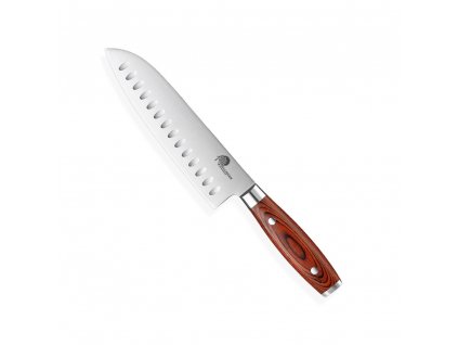 nůž Santoku 7" German 1.4116 - pakka wood