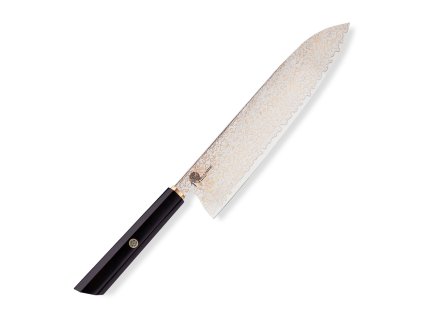 nůž Chef 200 mm Dellinger Resin Black Gold Damascus 1