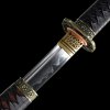 3717 3 tachi japanese sword yokote t 10 steel choji hamon