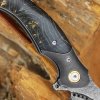 Zavírací nůž Dellinger Paiku VG-10 Damascus Black Coating b