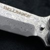 Damaškový nůž motýlek/balisong Dellinger Carbon Butterfly VG-10 Damascus h