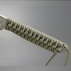 Japonský bojový pevný nůž Kanetsune Seki Karasu Blue Steel, paracord n