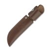 Japonský lovecký nůž Kanetsune Subaru VG-10 Drop Point, mahagonová rukojeť b