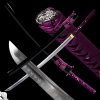 4944 fomu japanese katana folded steel 1075 yokote real choji hamon