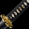 5016 17 hana japanese sword t 10 steel yokote choji hamon