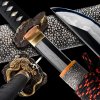 5055 bara japanese sword t 10 steel yokote choji hamon