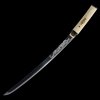5076 4 wakizashi kizema z prekladane oceli aisi 1075 s realnym hamonem