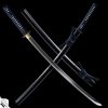5106 1 kuraun japanese katana t 10 steel yokote choji hamon