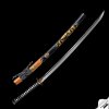 5130 4 pine japanese katana t 10 steel yokote suguha hamon