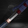 5139 10 tsunami japanese katana t 10 steel yokote choji midare hamon