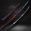 5139 1 tsunami japanese katana t 10 steel yokote choji midare hamon