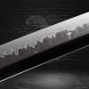 5139 4 tsunami japanese katana t 10 steel yokote choji midare hamon