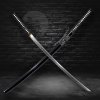 5142 3 musashi japanese katana t 10 steel yokote sanbonsugi hamon