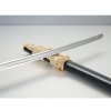 5166 11 mandji sukashi katana t 10 steel real suguha hamon