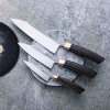 set nožů Chef 180 + Chef 140 + Paring 110 mm PIRGE Handmade KROP 3