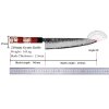 Kuchyňský nůž Chef Gyuto 210 mm Konoll Black Forging Aogami Red 9