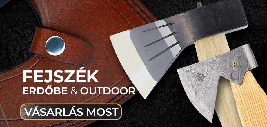 Fejszék, kalapácsok és macheték erdőbe és outdoorhoz – Nozeakatany.cz kínálat