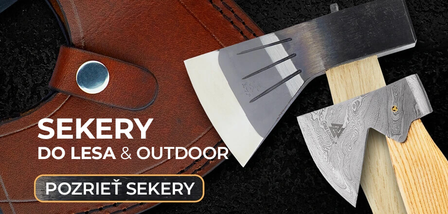 Sekery, kladivá a mačety do lesa a outdooru – ponuka Nozeakatany.cz