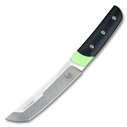 Moderní bojový nůž Tanto Dellinger Memento Mori, Kydex Green eshop