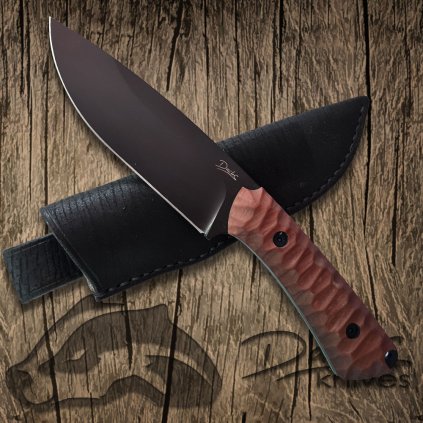knife PRACANT brown Radim Dachs, carbon steel 14 260