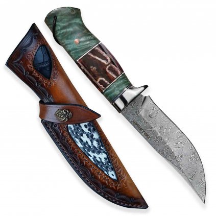 nůž lovecký Waldmann mammut Damascus H08 18