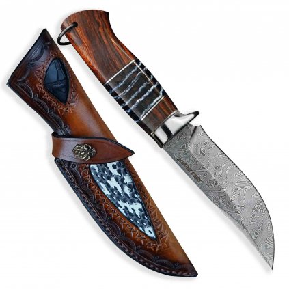 nůž lovecký Waldmann mammut Damascus H08 12