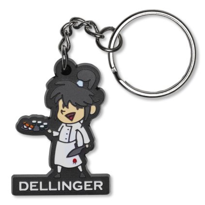 Sběratelský přívěsek na klíče Dellingeráček pan Sushi s motivem japonské kuchyně.