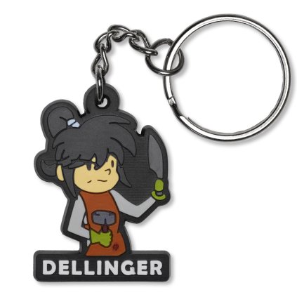 Detailní přívěsek na klíče Dellingeráček pan Kovář jako stylový sběratelský předmět.