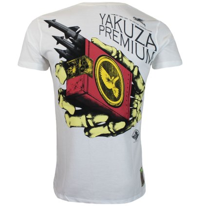 tričko pánské Yakuza Premium 3515 bílé